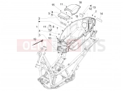 PIAGGIO Beverly 125 RST 4T 4V ie Helmet huosing - Undersaddle
