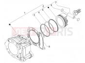 PIAGGIO Beverly 125 Tourer Cylinder-piston-wrist pin unit