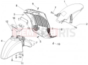PIAGGIO Beverly 125 Tourer Wheel huosing - Mudguard