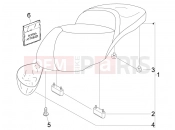 PIAGGIO Beverly 125 Tourer Saddle/seats