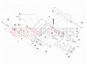 PIAGGIO Beverly 125 Tourer Swinging arm