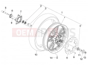 PIAGGIO Beverly 125 Tourer Front wheel