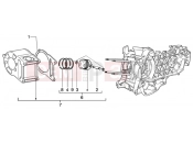PIAGGIO Cylinder-piston-wrist pin, assy