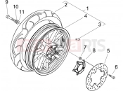 PIAGGIO Beverly 250 Rear wheel