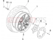 PIAGGIO Beverly 250 Cruiser Rear wheel