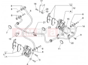 PIAGGIO Beverly 250 Brakes pipes - Calipers