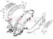 PIAGGIO Beverly 250 ie Side cover - Spoiler