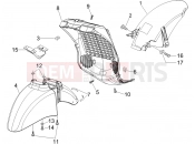 PIAGGIO Beverly 250 ie Wheel huosing - Mudguard