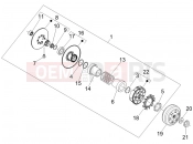 PIAGGIO Beverly 250 ie Driven pulley