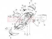 PIAGGIO BEVERLY 250 ie SPORT Helmet huosing - Undersaddle
