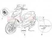PIAGGIO BEVERLY 250 ie SPORT Plates - Emblems