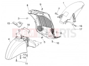 PIAGGIO BEVERLY 250 ie SPORT Wheel huosing - Mudguard
