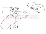 PIAGGIO Front and rear mudguard