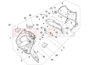 PIAGGIO Beverly 250 Tourer Front glove-box - Knee-guard panel