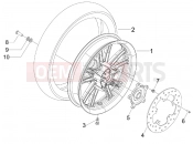 PIAGGIO Beverly 250 Tourer Rear wheel