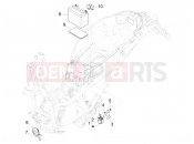 PIAGGIO Beverly 300 ie ABS Remote control switches - Battery - Horn