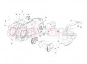 Crankcase cover - Crankcase cooling - Piaggio Beverly 300 ie Tourer 2009