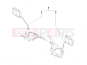 Driving mirror/s - Piaggio Beverly 300 ie Tourer 2009