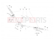 Handlebars - Master cil. - Piaggio Beverly 300 ie Tourer 2009