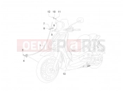 bowden - Piaggio Beverly 300 ie Tourer 2012