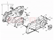 Crankcase cover - Crankcase cooling - Piaggio Beverly 300 RST/S 4V ie 2012