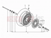 Front wheel - Piaggio Beverly 300 RST/S 4V ie 2012