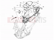 Helmet huosing - Undersaddle - Piaggio Beverly 300 RST/S 4V ie 2012
