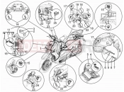 Main cable harness - Piaggio Beverly 300 RST/S 4V ie 2012