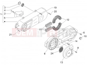PIAGGIO Beverly 400 ie Crankcase cover - Crankcase cooling