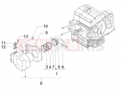 PIAGGIO Beverly 400 ie Cylinder-piston-wrist pin unit