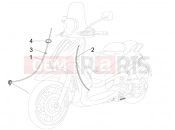 bowden - Piaggio Beverly 400 ie Tourer 2009