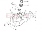 PIAGGIO Beverly 500 Benzin tank