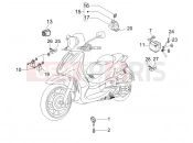 PIAGGIO Beverly 500 ie Remote control switches - Battery - Horn