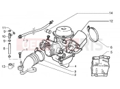 PIAGGIO BV 250 MY2005 (U.S.A.) Carburettor