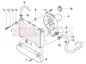 PIAGGIO BV 250 MY2005 (U.S.A.) Coolant radiator