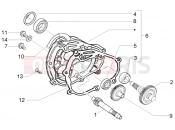 PIAGGIO Rear wheel shaft