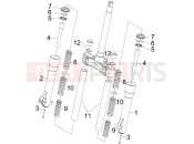 PIAGGIO BV 250 (U.S.A.) Fork's components (Escorts)
