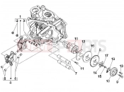 PIAGGIO BV 250 (U.S.A.) Rocking levers support unit