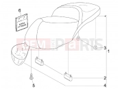 PIAGGIO BV 250 (U.S.A.) Saddle/seats