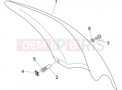 PIAGGIO BV 250 (U.S.A.) Windshield - Glass