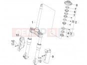 PIAGGIO BV 300 ie Tourer (U.S.A.) Fork/steering tube - Steering bearing unit