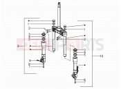 PIAGGIO BV 300 ie Tourer (U.S.A.) Fork's components (Mingxing)