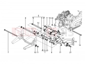 PIAGGIO BV 350 4T 4V ie E3 ( USA / CA ) Swinging arm