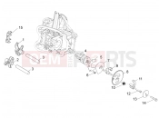 PIAGGIO BV 350 4T 4V ie E3 ABS ( USA / CA ) Rocking levers support unit