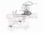 PIAGGIO BV 350 4T 4V ie E3 ABS ( USA / CA ) Rear luggage rack