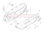 PIAGGIO BV 350 4T 4V ie E4 ABS ( USA / CA ) Crankcase cover - Crankcase cooling