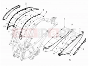 PIAGGIO BV 350 4T 4V ie E4 ABS ( USA / CA ) Side cover - Spoiler