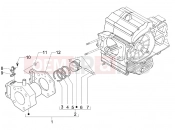 PIAGGIO BV 500 Tourer ( USA / CA ) Cylinder-piston-wrist pin unit