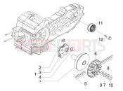 PIAGGIO BV 500 Tourer ( USA / CA ) Driving pulley