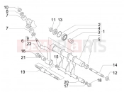 PIAGGIO BV 500 Tourer ( USA / CA ) Swinging arm